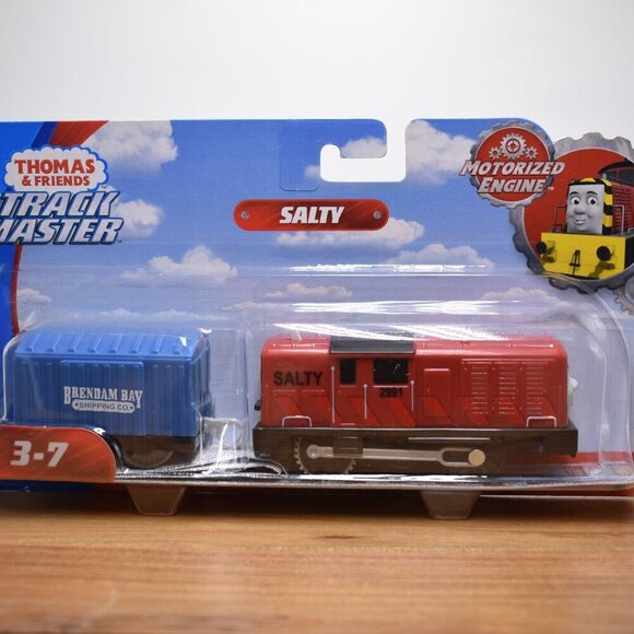 Salty w/ Tender Motorized Trackmaster Revolution Train Tank Engine Mattel New - Picture 3 of 12